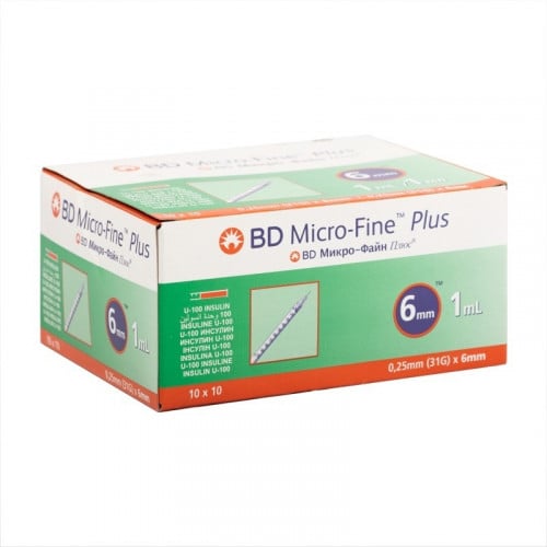 سرنجات انسولين امريكي 1ml BD MICRO FINE