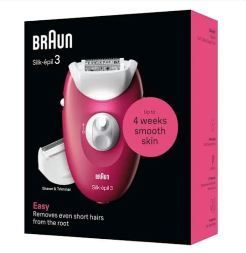 ماكينة ازالة الشعر 3 فى 1 BRAUN LEGEPIL SE3-032