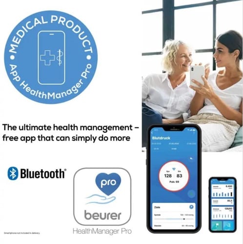 جهاز ضغط بويرر عضد بلوتوث BEURER BLOOD PRESSURE BM...