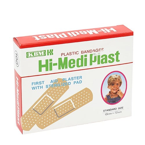 بلاستر قطع شكل واحد 100/ PLASTIC BANDAGES PCS
