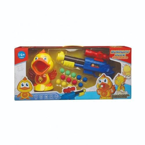 لعبة تصويب البطة Beat My Duck هدف متحرك ومسدسين هواء وكرات — من غير بطارية