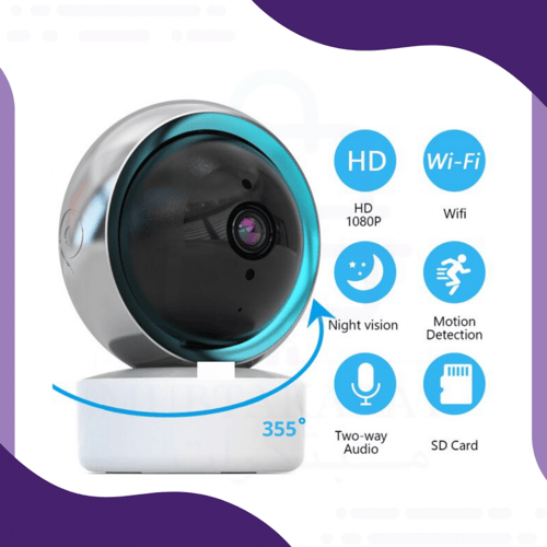 كاميرا المراقبة المنزلية و مراقبة الأطفال مع خاصية...