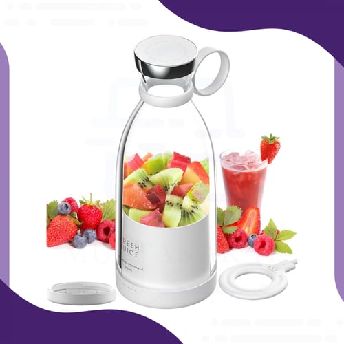 خلاط محمول لاسلكي قابل لإعادة الشحن بسعة 350 مل