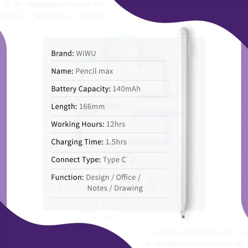 قلم إلكتروني ذكي للرسم الاحترافي على الأجهزة اللوح...