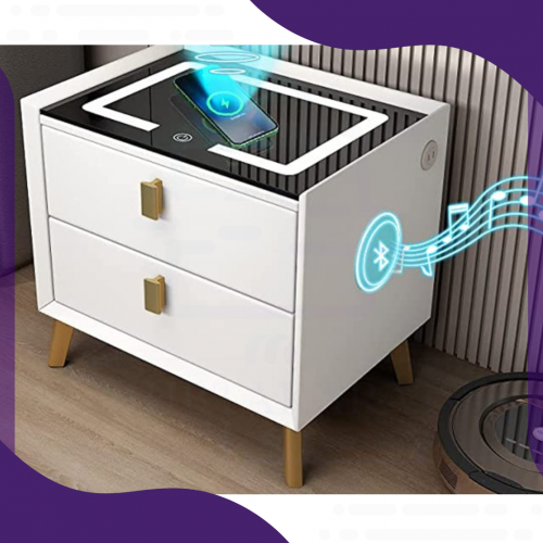 طاولة جانبية ذكية متعددة المزايا والوظائف