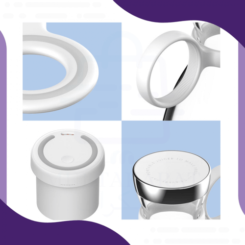 خلاط محمول لاسلكي قابل لإعادة الشحن بسعة 350 مل