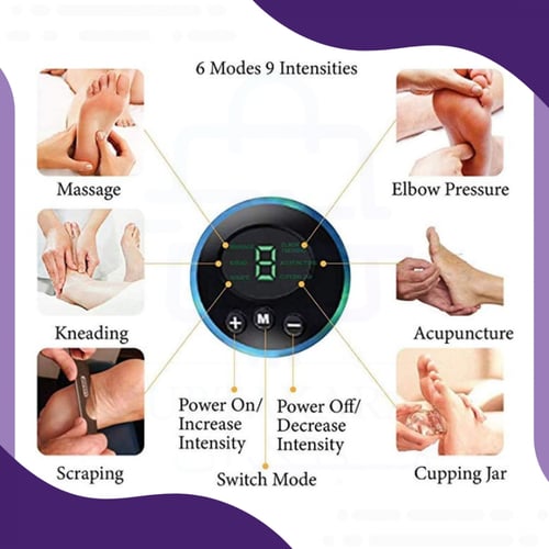 ‎جهاز تدليك القدم وتحفيز العضلات بتقنية الذبذبات ا...