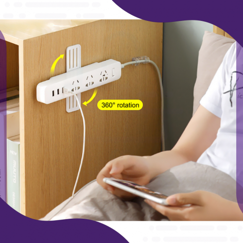 منظم قابل للدوران لتثبيت الأجهزة والتوصيلات الكهرب...