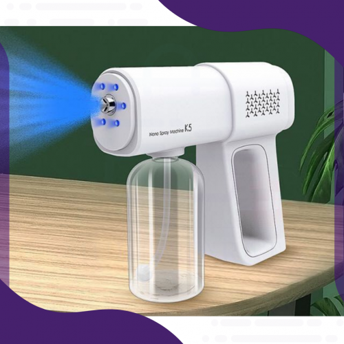 جهاز رذاذ وتعقيم محمول لاسلكي قابل لإعادة الشحن