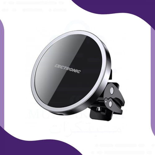 حامل جوال مغناطيسي يدعم الشحن اللاسلكي السريع