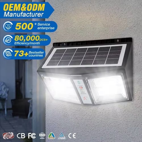 اضاءة على الطاقة الشمسية لون ابيض دافىء