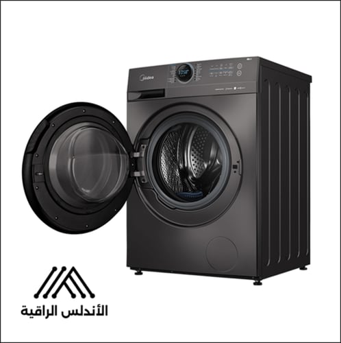 غسالة ميديا 12 كجم تحميل أمامي 14 برنامج تيتانيوم...