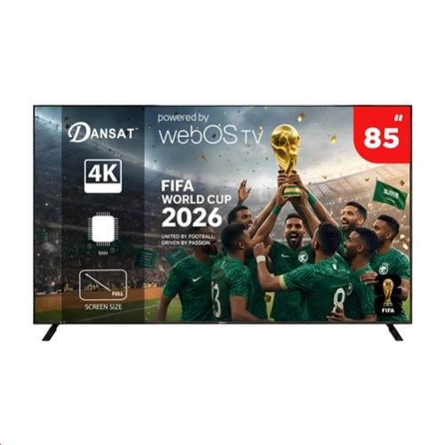 شاشة دانسات 85 بوصة 4K UHD نظام WebOS رسيفر مدمج 6...