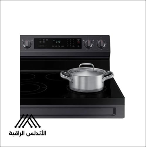 فرن سامسونج كهربائي سيراميك 178 لتر 5 عيون أسود Wi...