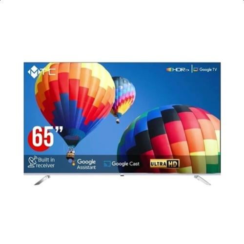 شاشة ام تي سي 65 بوصة 4K UHD نظام جوجل رسيفر مدمج...