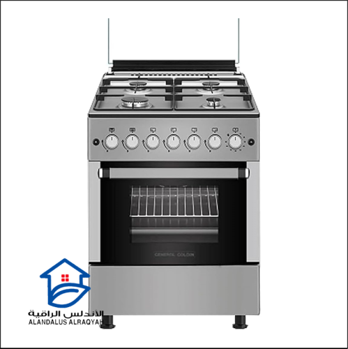 موقد غاز جنرال جولدن 4 عيون ستيل