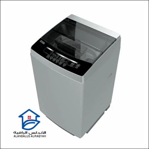 غسالة ملابس جنرال سوبريم 8 كيلو ستيل 8 برامج