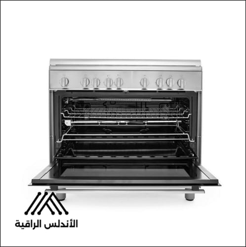 موقد إلبا 90 سم غاز – 5 عيون – بغطاء زجاجي – صناعة...