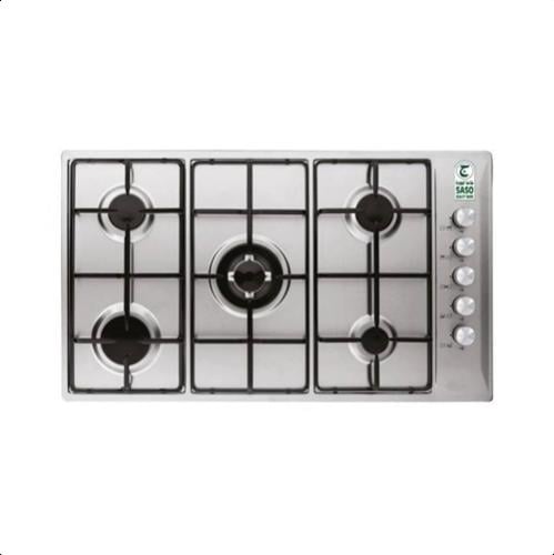 سطح غاز منجنتي بلت إن 90 سم 5 عيون ايطالي ستيل