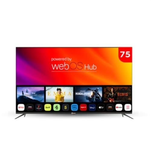 شاشة دانسات 75 بوصة 4K نظام WebOS رسيفر داخلي DTD7...