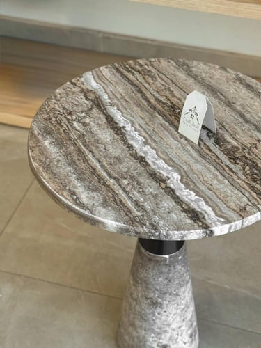 طاولة خدمة أو جانبية بسطح رخامي