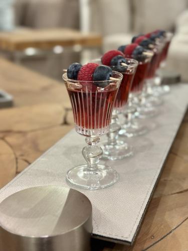 طقم أكواب عصير زجاجية " 6 قطع "