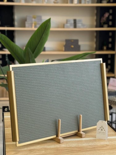 صينية ضيافة من الجلد والستيل