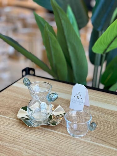 طقم شاهي وقهوة 24 قطعة