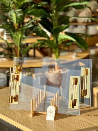 صينية اكريليك شفاف