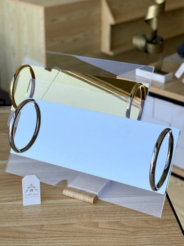 صينية اكريليك مع استيل