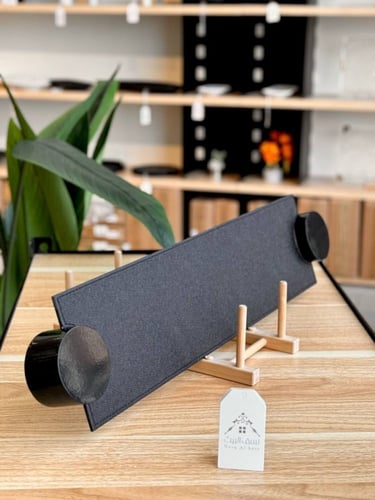 صينية جلد مستطيلة