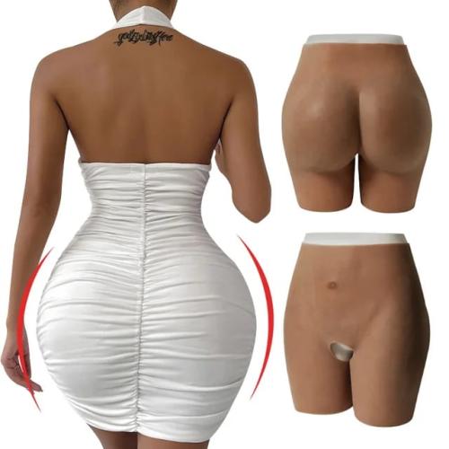 Silicone shorts for enlarging and highlighting the buttocks and hips for dark skin