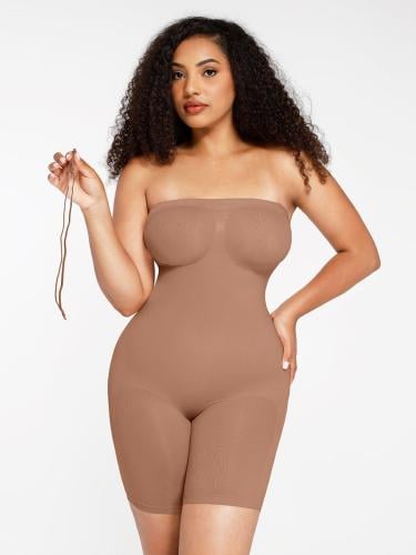 The elastic corset with adjustable straps for removal