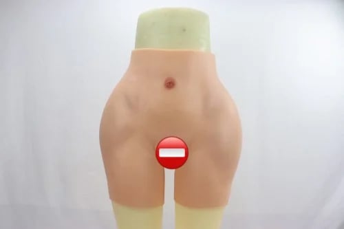 Silicone shorts to hide the flaws and enlarge the...