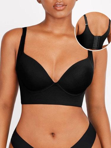 Bra strap for lifting the chest and hiding back fat, black color