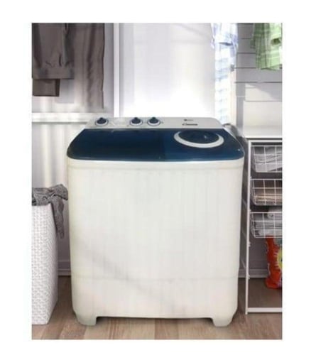 غسالة ملابس سرين حوضين سعة 13 كجم SRWM-13K-TTW أبي...