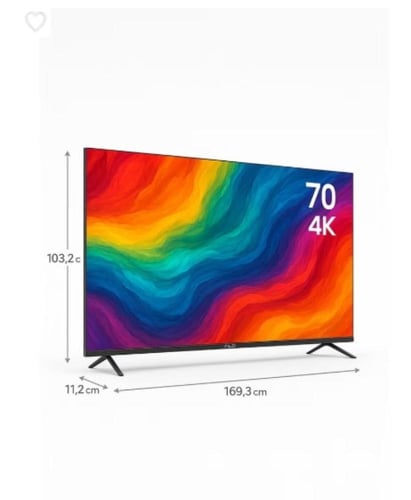 شاشة 70 بوصة كيولد QLD سمارت ويب 4K QLDT-70S4KW1