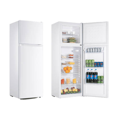 ثلاجة دانسات 10.2 قدم نظام تبريد ثلج اللون أبيض DA...