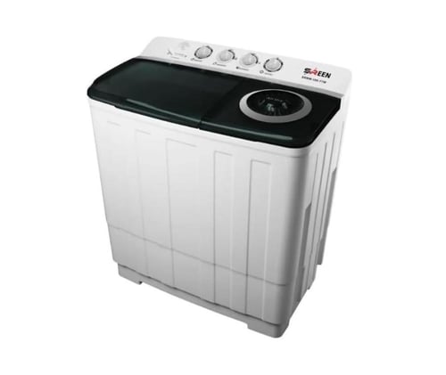 غسالة ملابس سرين حوضين سعة 18 كجم SRWM-18K-TTW أبي...