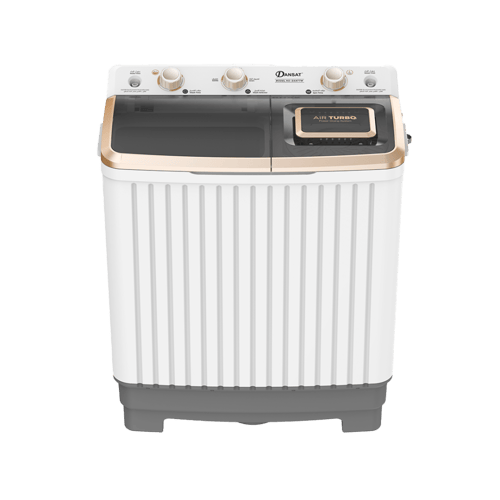 غسالة دانسات حوضين سعة 10 كيلو، أبيض