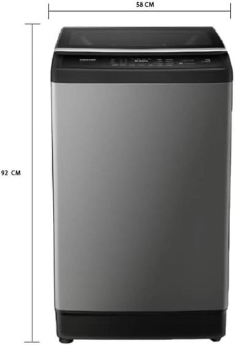 غسالة اوتوماتيك بتحميل علوي سرين 7 كيلو فضي SRWM-8...