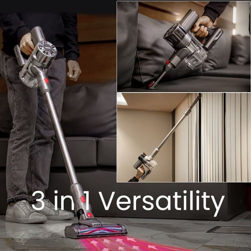 مكنسة كهربائية عمودية لاسلكية 2 في 1 -جيباس GEEPAS...