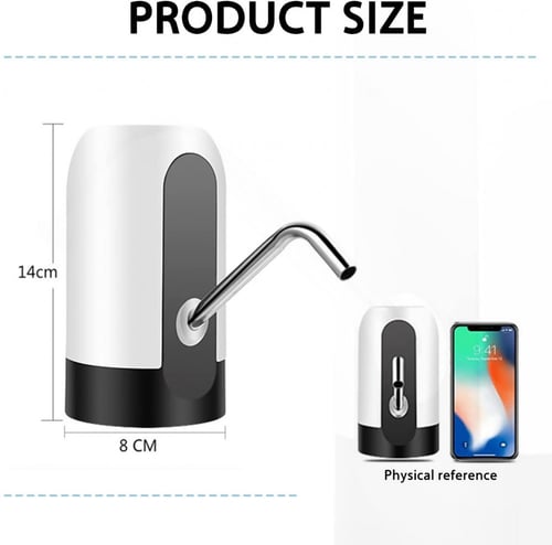 موزع مياه اوتوماتيك، مضخة زجاجة مياه بشحن USB،