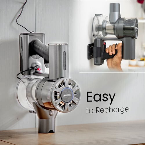 مكنسة كهربائية عمودية لاسلكية 2 في 1 -جيباس GEEPAS...