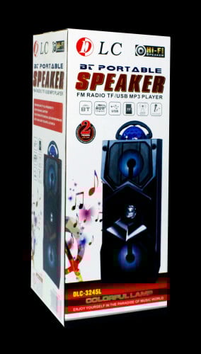 سماعة و مكبر صوت بلوتوث DLC 3286L شحن مع إضاءة