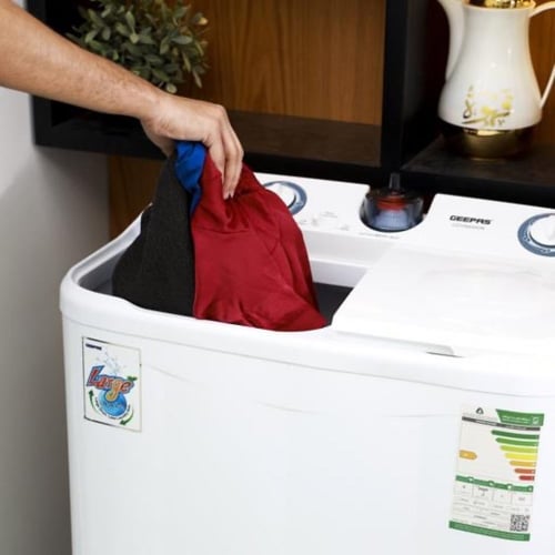 غسالة نصف أوتوماتيكية حوضين سعة 7 كيلو GEEPAS GSWM...