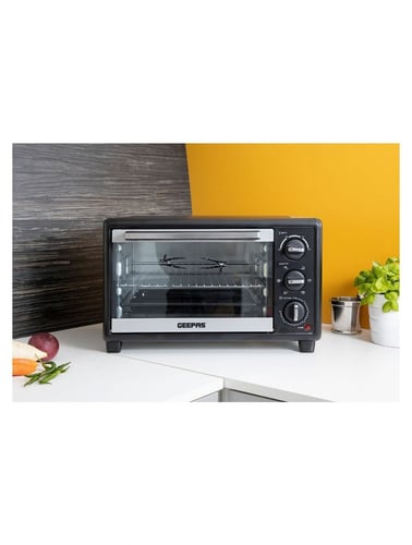 فرن جيباس كهربائي مع شواية من الستانلس ستيل الجذاب...