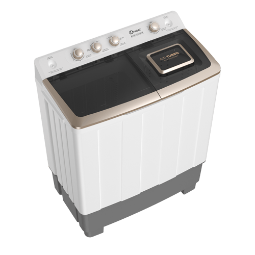 غسالة دانسات حوضين سعة 10 كيلو، أبيض