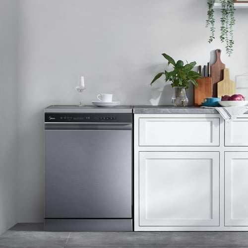 غسالة صحون ميديا 10 برامج 14 مكان استيل WQP14-5233...