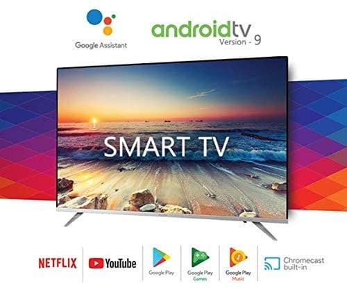 شاشة امبكس سمارت ، 60 انش، يعمل بنظام Android 9، و...